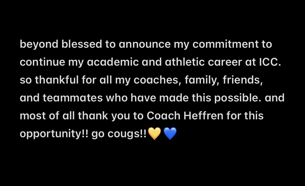 COMMITTED💛💙 So grateful for this opportunity.