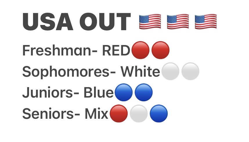 HOME OPENER THIS FRIDAY‼️‼️‼️
VS PERKVALLEY… KOTT @ 7 BE THERE
THEME IS USA OUT🇺🇸🇺🇸🇺🇸🇺🇸🇺🇸