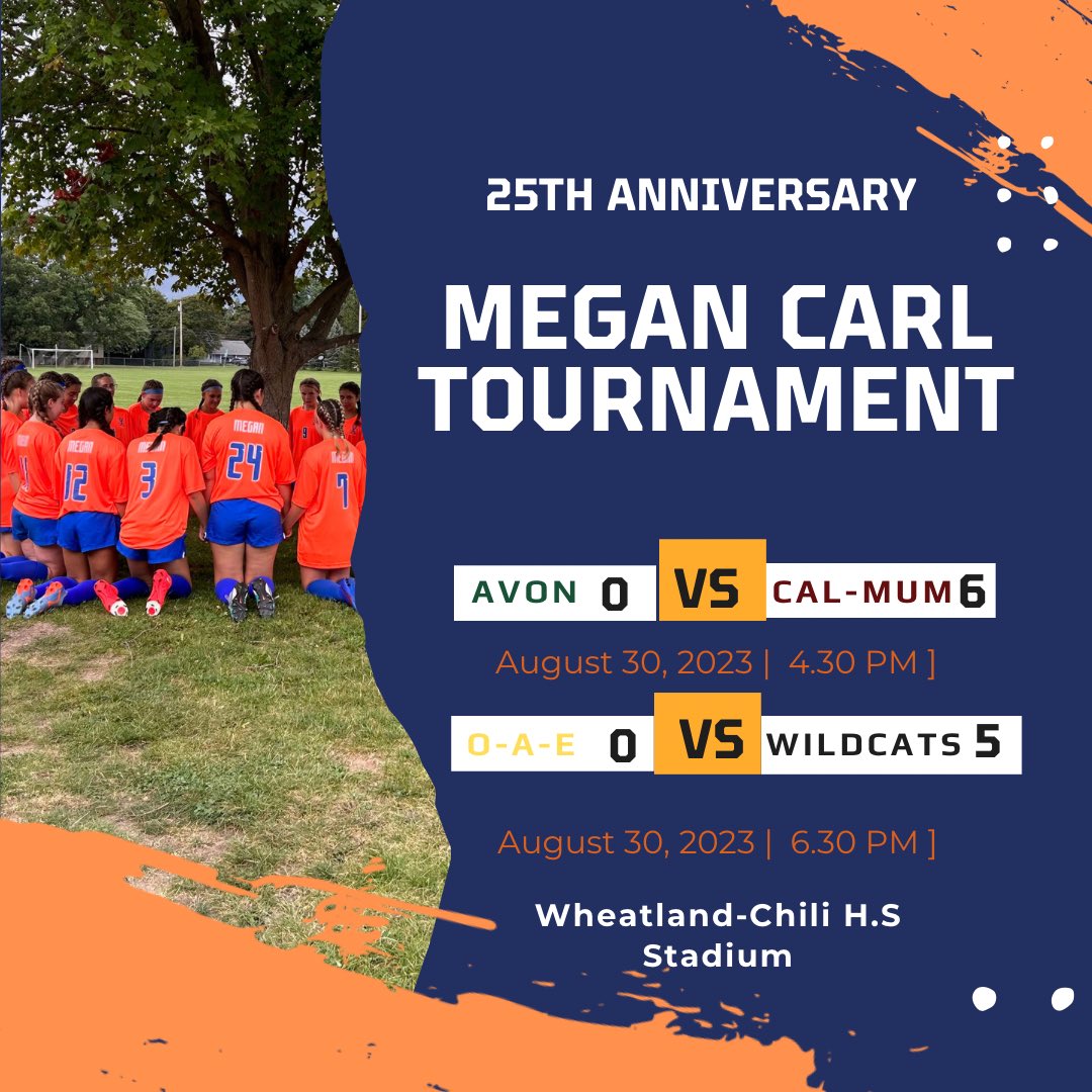 Wildcats get the win in the Megan Carl nightcap 5-0 and will face Cal-Mum in the finals following their win over Avon in the opener.