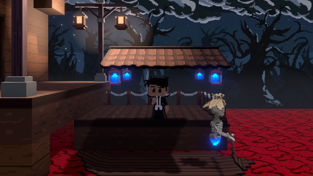 👩‍💻 Working on the level design for <a href="/ExorcistVG/">Exorcist</a>. 
🤩 OMG, I'm loving this scene! 🤩

<a href="/TheSandboxGame/">The Sandbox</a> <a href="/AsharaStudios/">Ashara Studios</a> <a href="/GameMakerFund/">forsale username~dm</a>

#TheSandbox #Metaverse #voxelart