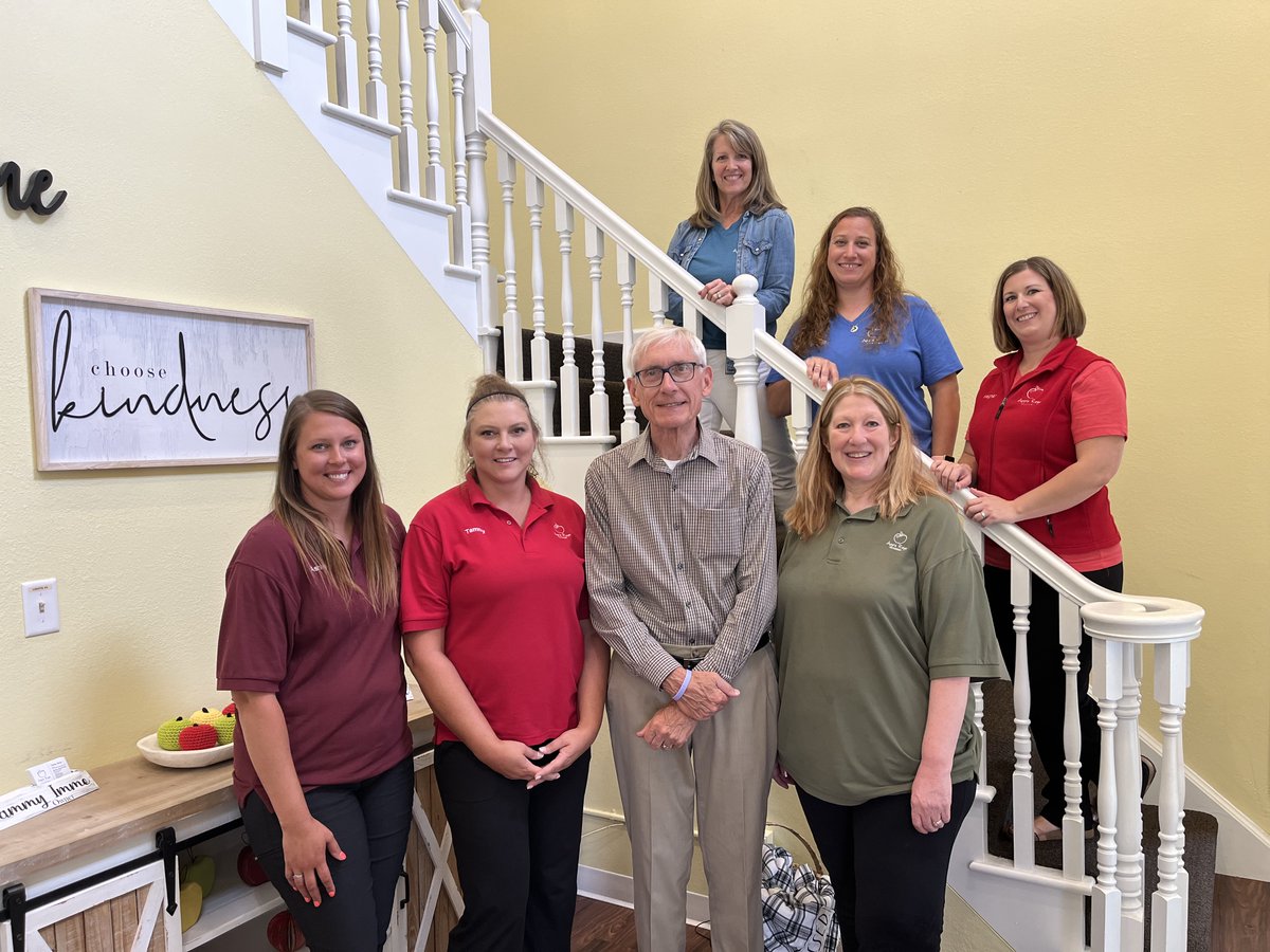 GovEvers's tweet image. Apple Ridge Academy Child Care Center in New Berlin is one of the 4,447 providers that have been able to continue their care, thanks in part to funding from Child Care Counts.

We must save Child Care Counts, and my special session on September 20 would do just that.