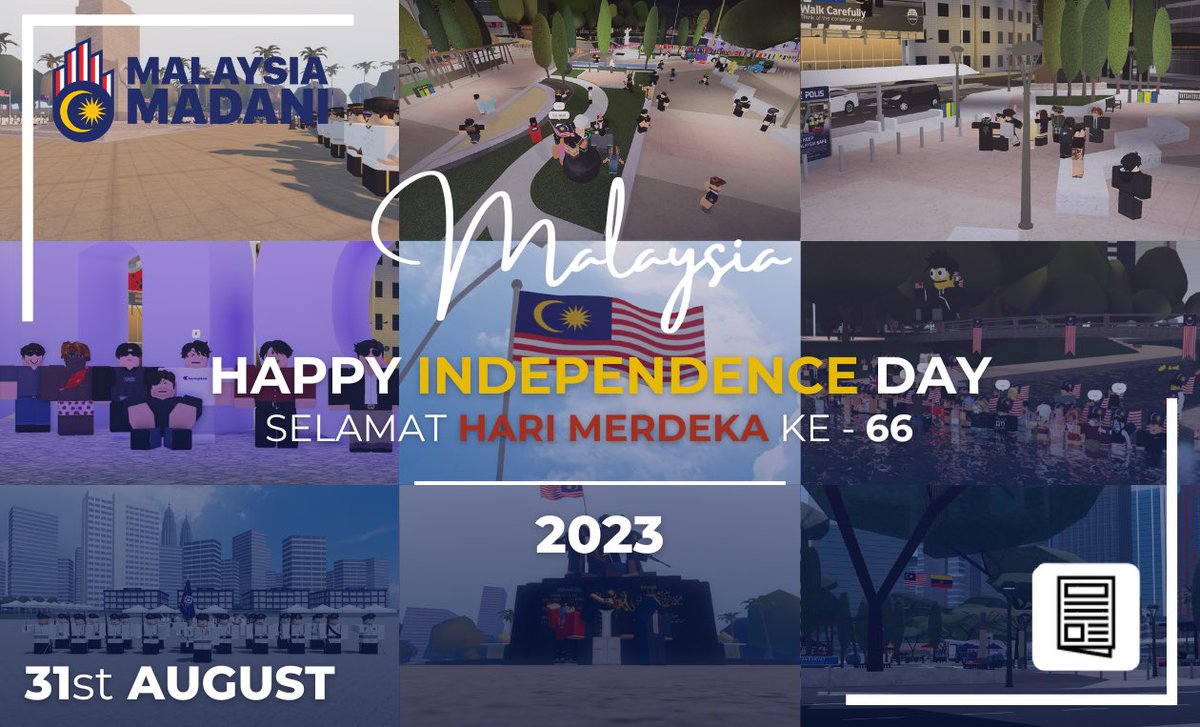 Cemerlang_MYS's tweet photo. Happy 66th Independence Day to 🇲🇾!

On August 31st, 1957, our esteemed father of the nation, Tuanku Abdul Rahman, resounded the cry of "Merdeka!" seven times within the hallowed grounds of the Merdeka Stadium. Today, we mark the passage of 66 years since that historic moment. https://t.co/AiTV2oqr1k
