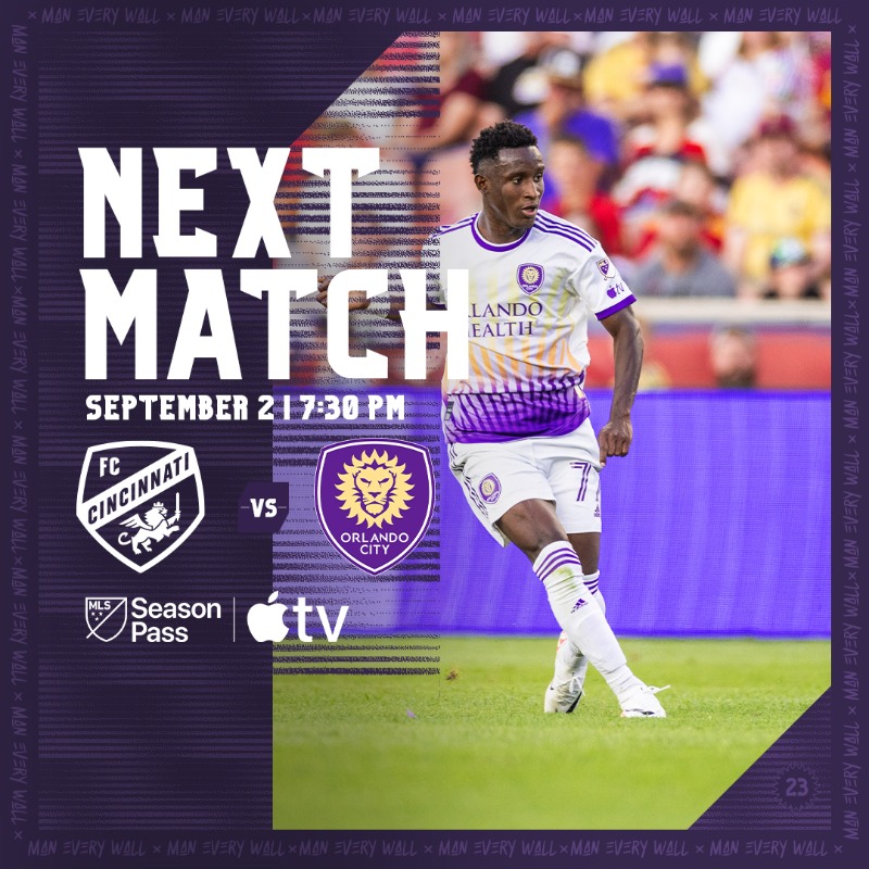 OrlandoCitySC's tweet photo. Right back at it tomorrow night up in Skyline Chili country 🥫

#VamosOrlando