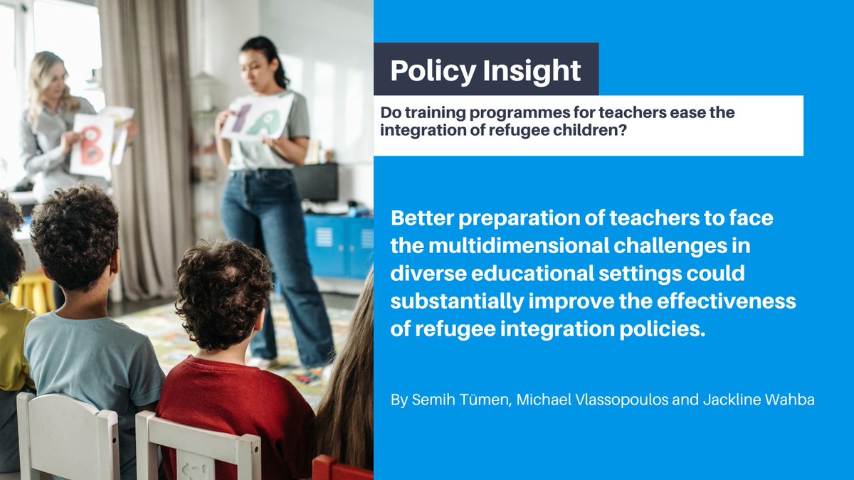 Population Europe (@populationeu) on Twitter photo 📚NEW! Do training programmes for teachers ease the integration of refugee children?
<a href="/SemihTumen/">Semih Tumen</a>, <a href="/mvlass/">Michael Vlassopoulos</a> & <a href="/JackieWahba/">Jackie Wahba</a> studied a large-scale teacher training program funded by the EU in #Türkiye and found several positive impacts!
Check it out!
🔗population-europe.eu/research/polic… 📚NEW! Do training programmes for teachers ease the integration of refugee children?
<a href="/SemihTumen/">Semih Tumen</a>, <a href="/mvlass/">Michael Vlassopoulos</a> & <a href="/JackieWahba/">Jackie Wahba</a> studied a large-scale teacher training program funded by the EU in #Türkiye and found several positive impacts!
Check it out!
🔗population-europe.eu/research/polic…