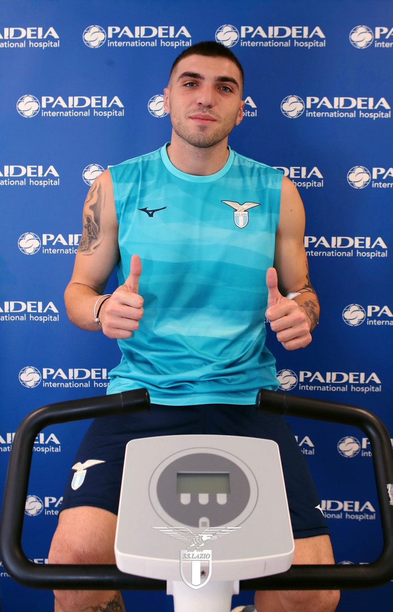 OfficialSSLazio's tweet photo. 🏥 Visite mediche in corso presso @PaideiaHospital per Chrīstos Mandas

#AvantiLazio 🦅 https://t.co/7OlGyBq3JU
