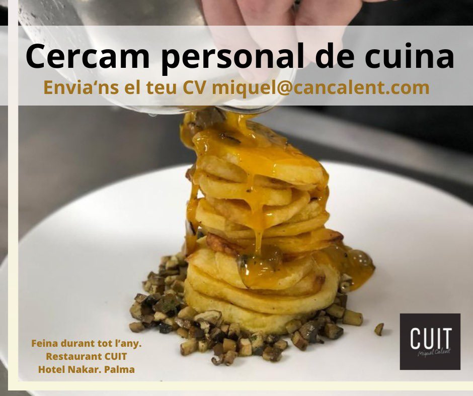 Vols formar part del nostre equip CUIT? Envia’ns el teu CV i en parlam🫶