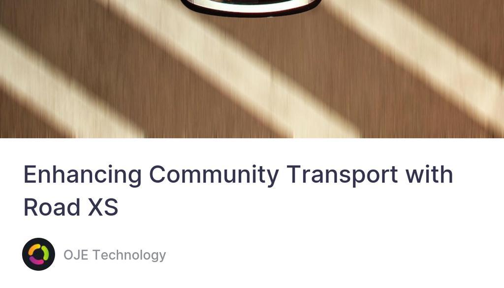 ojetechnology's tweet image. Road XS has been developed further into community delivery software too.

Read more 👉 lttr.ai/AEVj2

#PatientTransport #TransportSoftware #DRT #CommunityTransport #RoadXS #TalkingPoints #OperateCompletelyPaperless #TransportServices