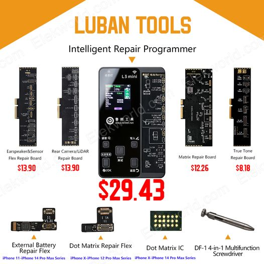 🧮 LUBAN Tools Collection： Intelligent Repair Programmer and Supporting tools
🥊 More preferential prices we provide!!!🤸‍♂️
📲Shoot us a message for quick quotation: wa.me/8618768566450
#repairiphone #iphonerepairs #luban #lubantools #phonerepairtools
