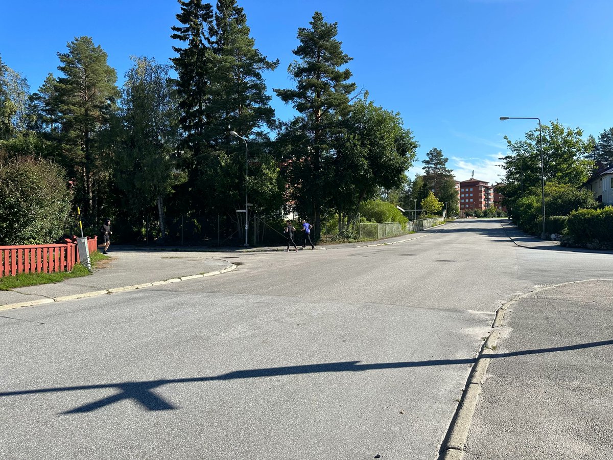 SwedenDiaries's tweet photo. "Tranquil Vibes in Umeå: Birchwood Houses, Lush Green Trees, and Empty Roads 🌳🏡🛤️ Embrace the calm as you stroll through picturesque streets, where nature and solitude converge. #UmeåSereneEscape #BirchwoodRetreat #EmptyRoads 
#swedendiaries #sweden #swedenimages https://t.co/4ooVOJpm4v
