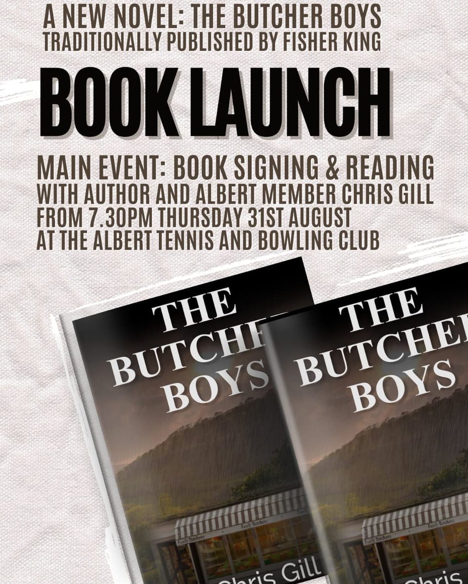 Tonight's the night! Looking forward to chatting to Chris Gill about his fantastic new novel!