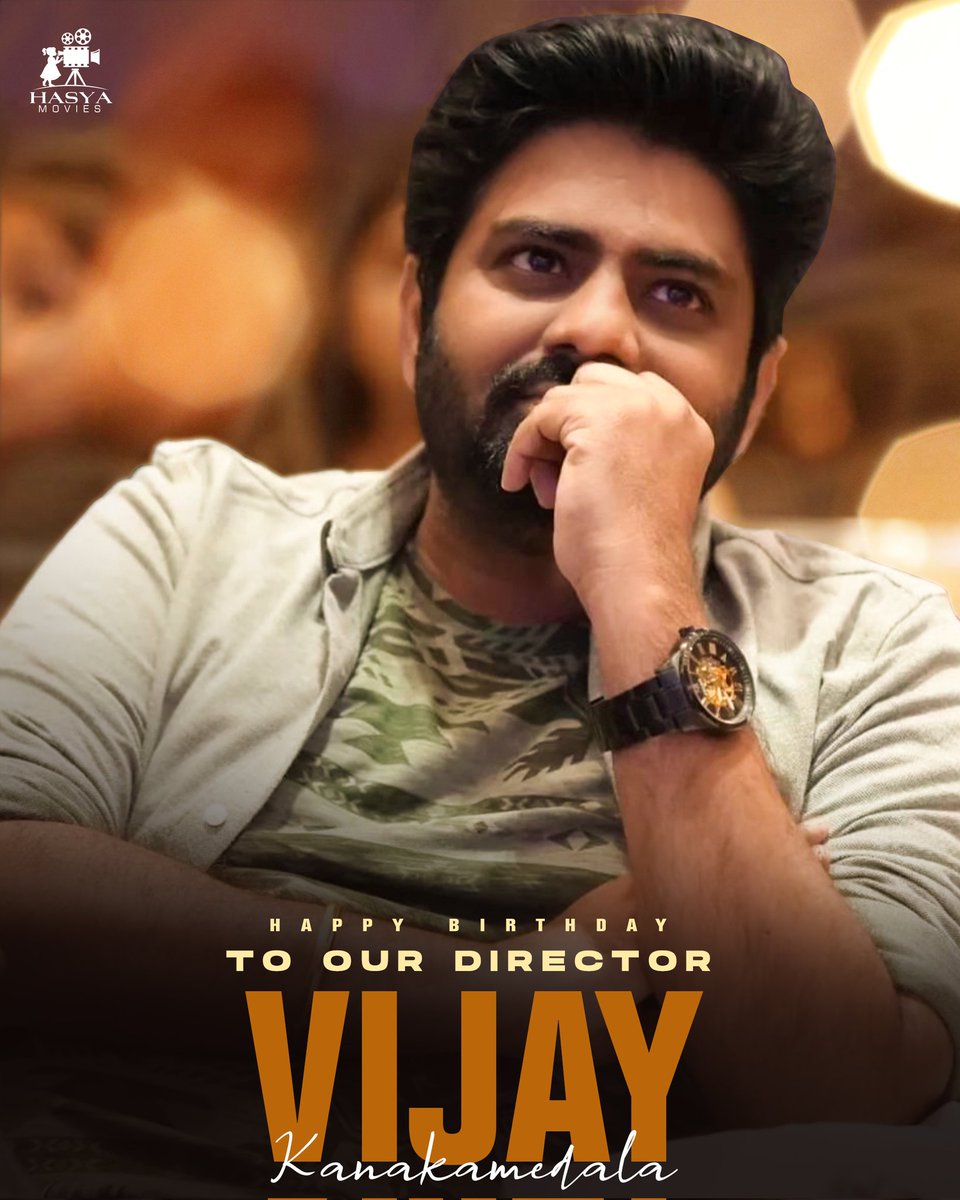 Hasya Movies (@hasyamovies) on Twitter photo Wishing the Talented Young Director <a href="/DirVijayK/">Vijay Kanakamedala</a> a very Happy Birthday 🎉
Best wishes for all your future endeavours ✨
#HBDVijayKanakamedala Wishing the Talented Young Director <a href="/DirVijayK/">Vijay Kanakamedala</a> a very Happy Birthday 🎉
Best wishes for all your future endeavours ✨
#HBDVijayKanakamedala