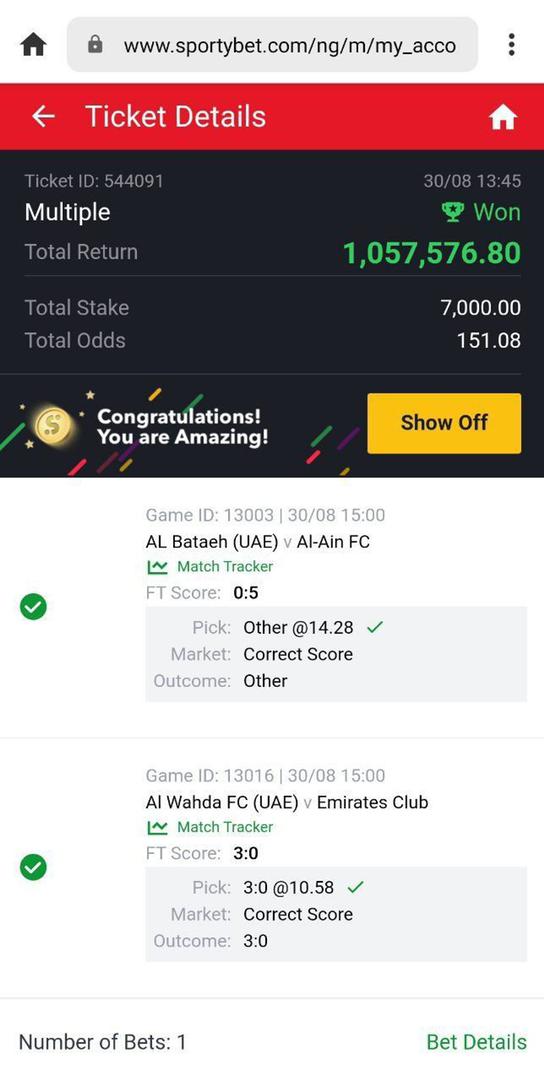 Nice Game indeed ị must say <a href="/williamsodds_1/">MR WILLIAMS 100% FIXED MATCHES</a> You keep making your subscribers keep coming for more games because you deliver