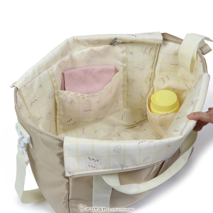 しろたんBaby赤ちゃんとのおでかけにぴったりな2Wayバッグ■ペアレンツバッグ便利なポケットやベビーカーに取り付けられるベルト付き◎外側はシンプルデザイン、内側はかわいい総柄でいろんなシーンで使いやすいのもポイント詳しくはこちらをチェック▼ 