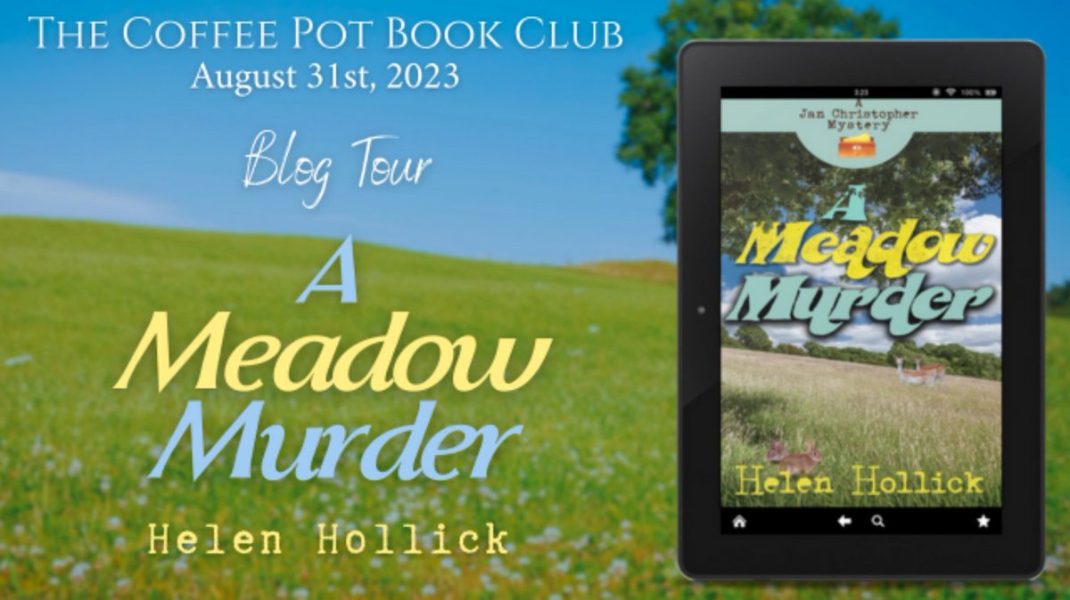 I'm delighted to welcome to the blog a returning Helen Hollick and her new mystery, A Meadow Murder #CosyMystery #CozyMystery #Devon #BlogTour #TheCoffeePotBookClub
@HelenHollick @cathiedunn @thecoffeepotbookclub

mjporterauthor.blog/2023/08/31/im-…