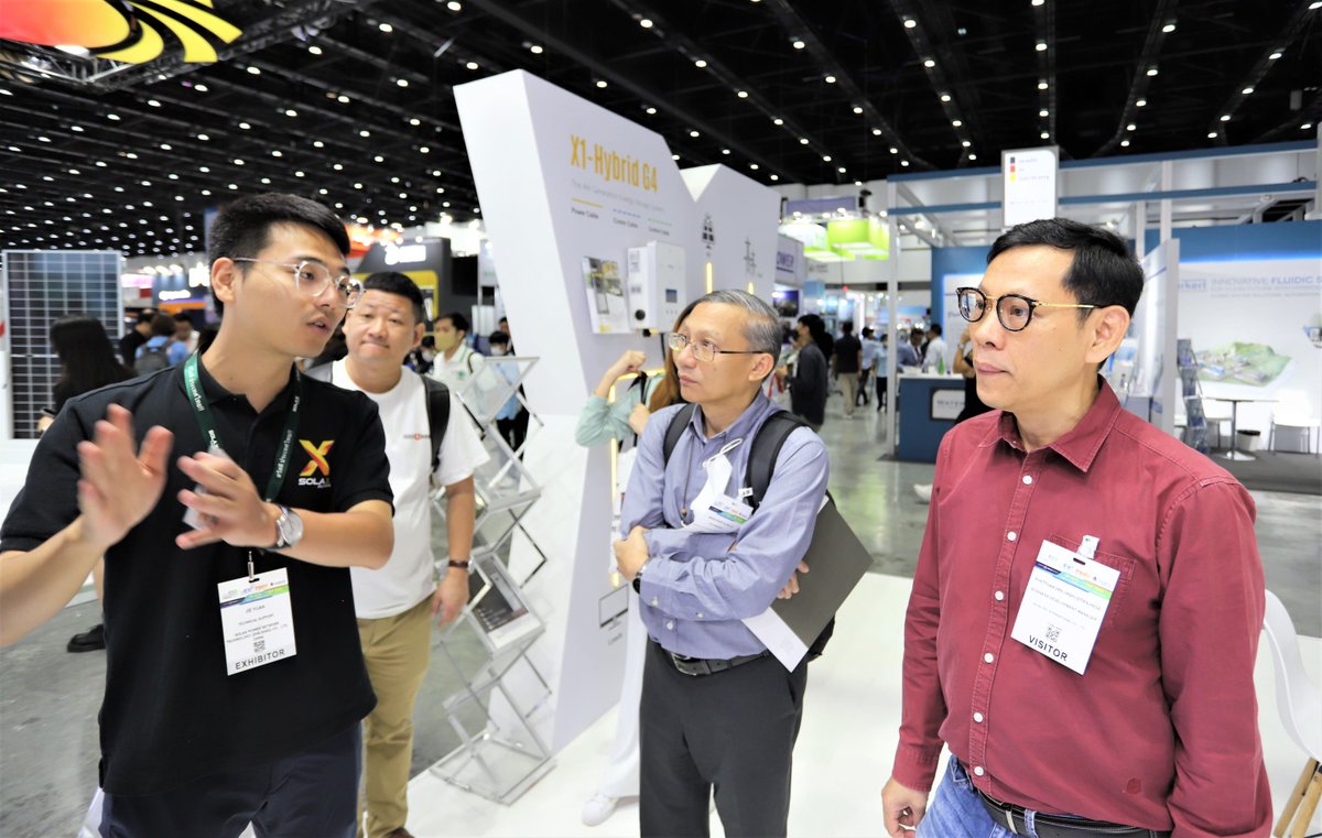 solaxpower's tweet photo. #SolaXExpo at #AseanSustainableEnergyWeek in #Thailand
๐ #SolaX showcase the cutting-edge technology at Booth No. Hall 1, D29. Our new products X1-BOOST G4 & X1-HYBRID LV and our latest stackable battery left people in awe, showcasing our commitment to a sustainable future. https://t.co/J83hkLsvg2