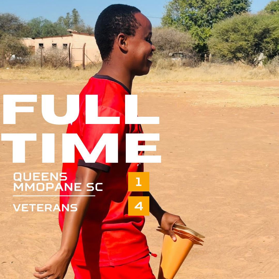 veteransSC_BW's tweet photo. The mighty Veterans put up a devastatingly dominant display in Mmopane over the weekend, crushing Queens Bar SC 4-1. 

Nne re isitse bolo ko bathong. 

#VTSCSundays 
#VeteransForever https://t.co/BgIfHzEPK0