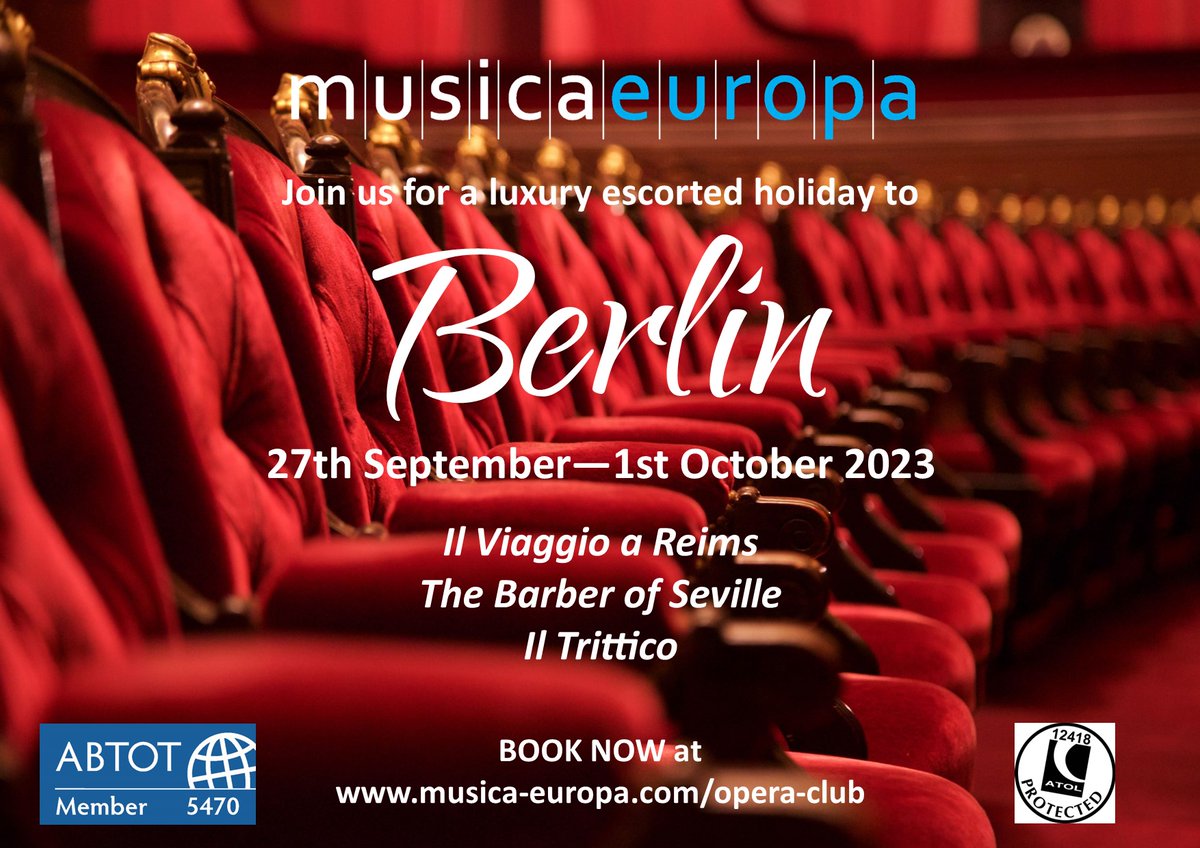 Experience Berlin this September - now with £300 off #operaclub musica-europa.com/opera-club