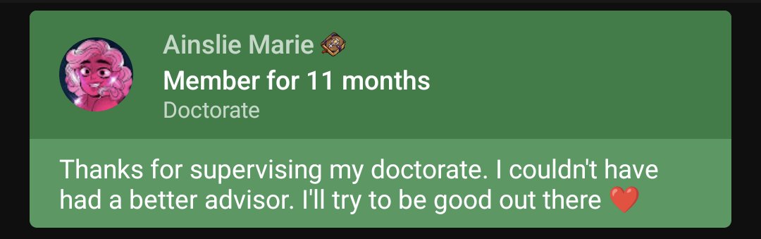 Got my degree today. Lotta rain though.