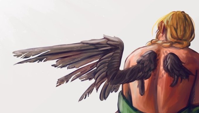 「oh, wings?   」|Soko 🐏のイラスト