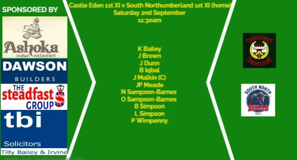 CECC_official's tweet photo. Penultimate weekend of the season, where's that gone? Teams are in 🏏#ute @nepl @SouthNorthCC @SacristonCCC https://t.co/tDDH0bcFT7