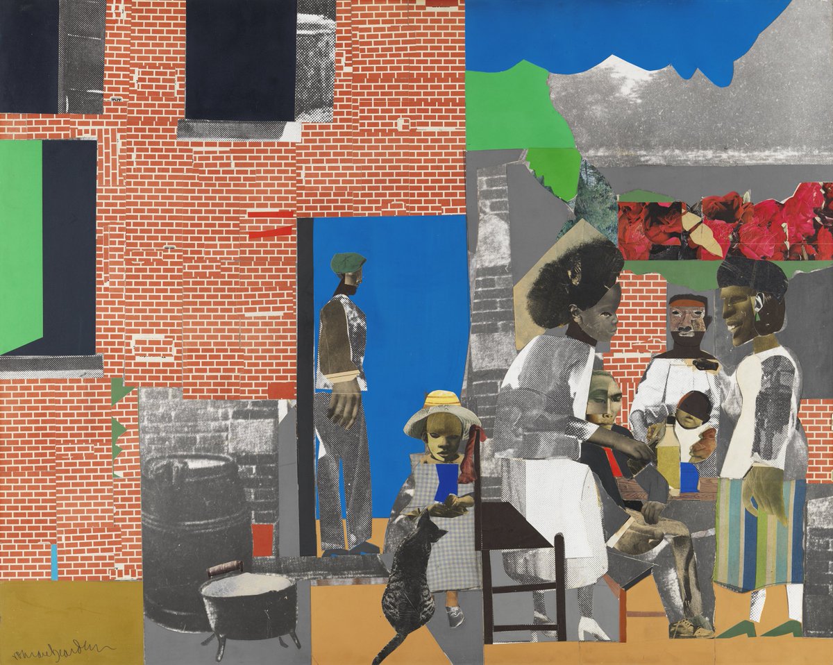 MuseoThyssen's tweet image. Hoy, 31 de agosto, celebramos el #DíaInternacionalDeLosAfrodescendientes con la obra de #RomareBearden, un artista que reivindicó durante toda su vida la igualdad de derechos de la población afroamericana.

¿Sabías que Bearden fue alumno de #Grosz?

museothyssen.org/coleccion/arti…