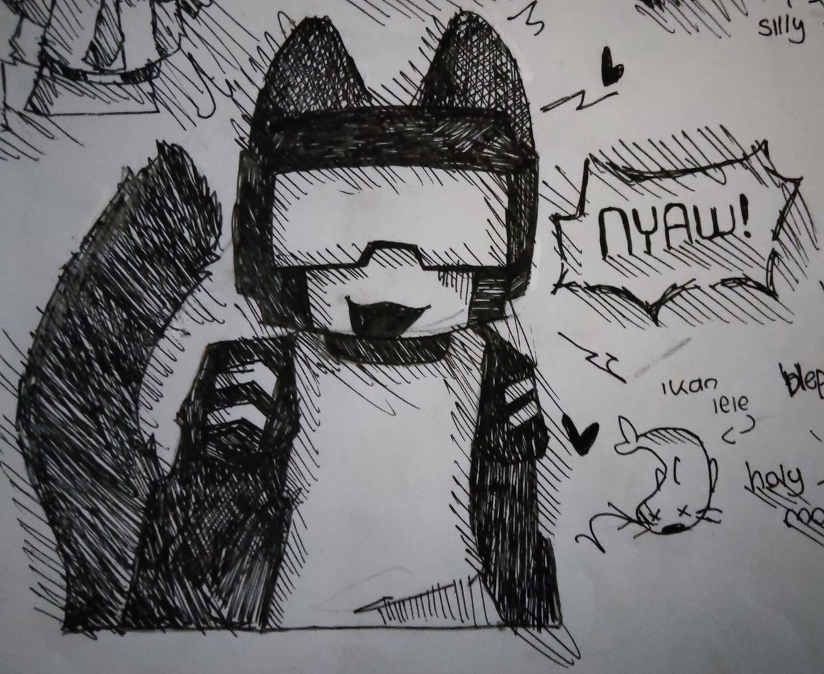 TankCatsu_'s tweet photo. Nyaw!
I bored in my school so I draw this
#newgrounds #tankmen #newgroundstankmen
#tankcat #tankmenfandom #tanksona #fanart
#artstyle #art #doodle https://t.co/RXbbRKHvfV