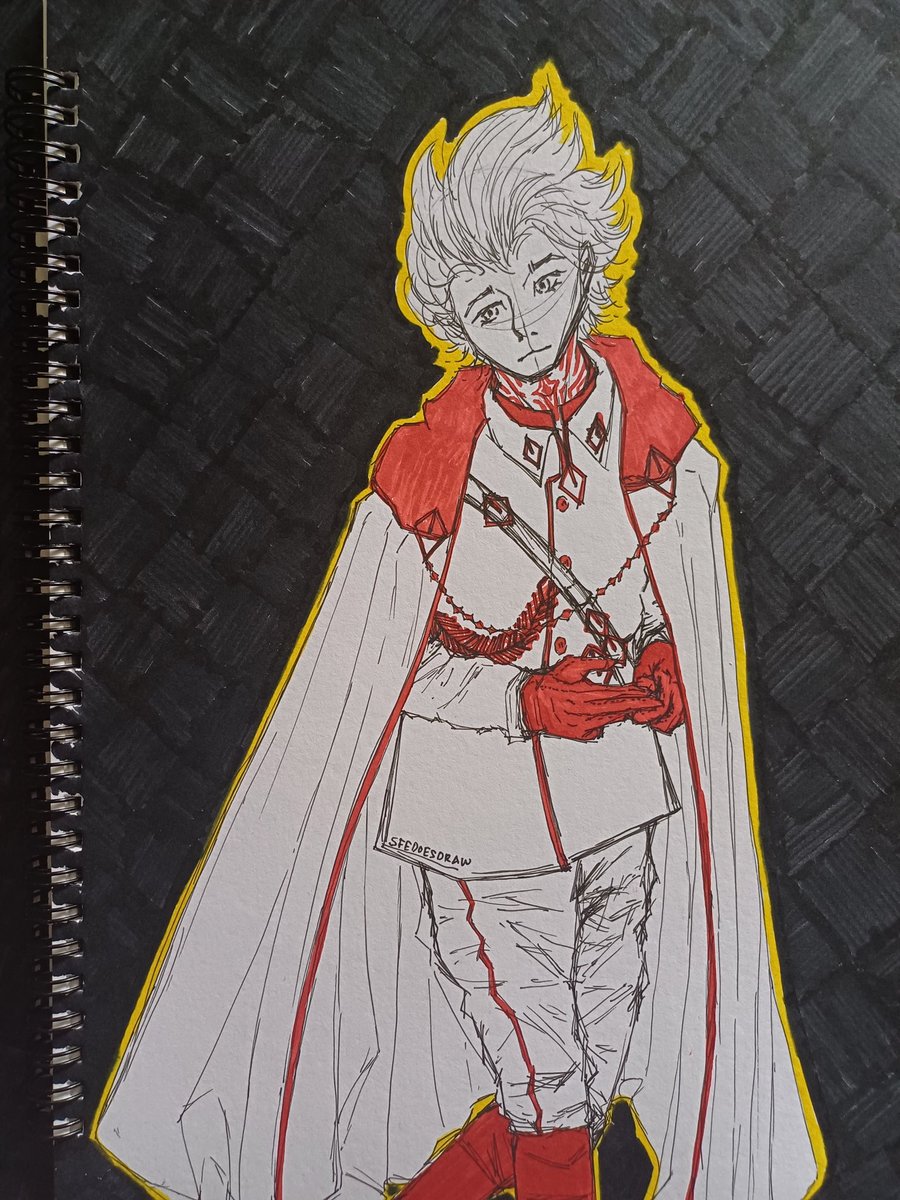 Cheers to improvisation!! (〃>▽<) I think I accidentally created a new oc... tho he has the cliche vampire royalty style-- I still love him<3

The only problem is that he's going to stay Nameless for now ( ;´･ω･`)

#digitaldrawing #sketchbook #artmoots #sketches #oc #ibispaint