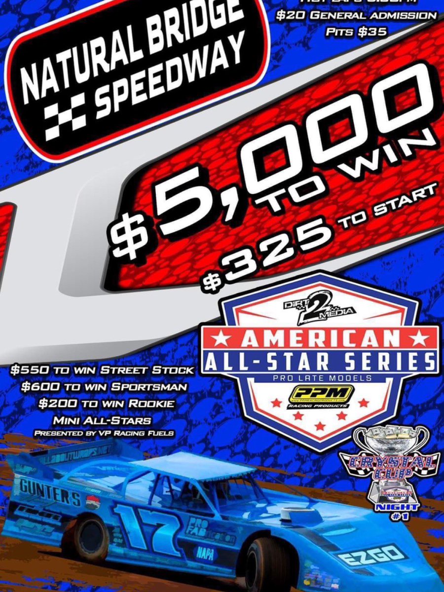 NattyBSpeedway's tweet photo. Randall Gibson, of Greenville, VA will be @NattyBSpeedway Friday Sept 1! Can Randall a local driver get a victory vs the touring guys @NattyBSpeedway join us to find out or watch it live on dirt2media 
@AmericanCrateAS https://t.co/dMr0dsycYt
