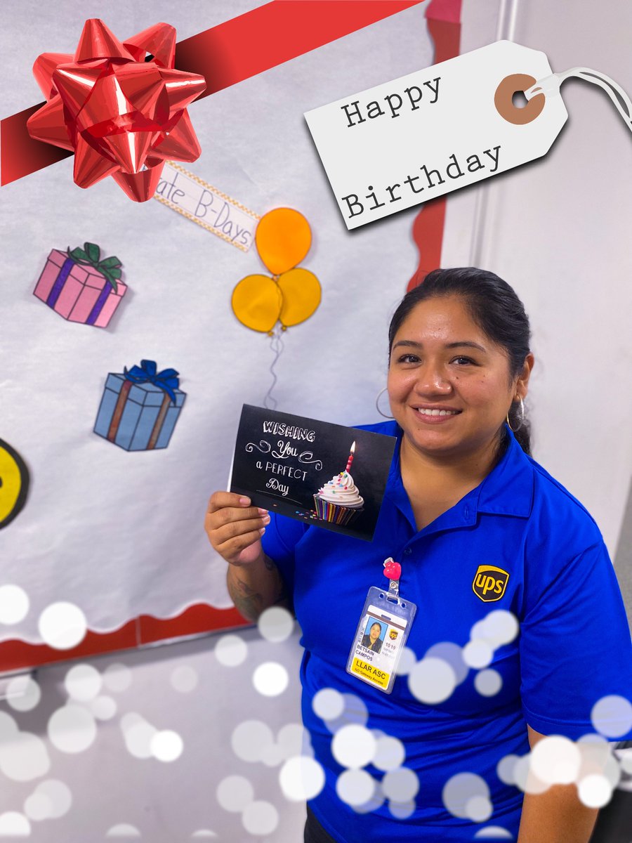 UPS ONTARIO INTERNATIONAL (@upswahcaintl) on Twitter photo Usually you receive a gift on your birthday, but Betsain Campos gave us the gift of being on our team and celebrating her birthday with us. Happy Birthday Betsy!! 🎂 #UPSers #HappyBirthday <a href="/CarolBTome/">Carol Tomé</a> Usually you receive a gift on your birthday, but Betsain Campos gave us the gift of being on our team and celebrating her birthday with us. Happy Birthday Betsy!! 🎂 #UPSers #HappyBirthday <a href="/CarolBTome/">Carol Tomé</a>