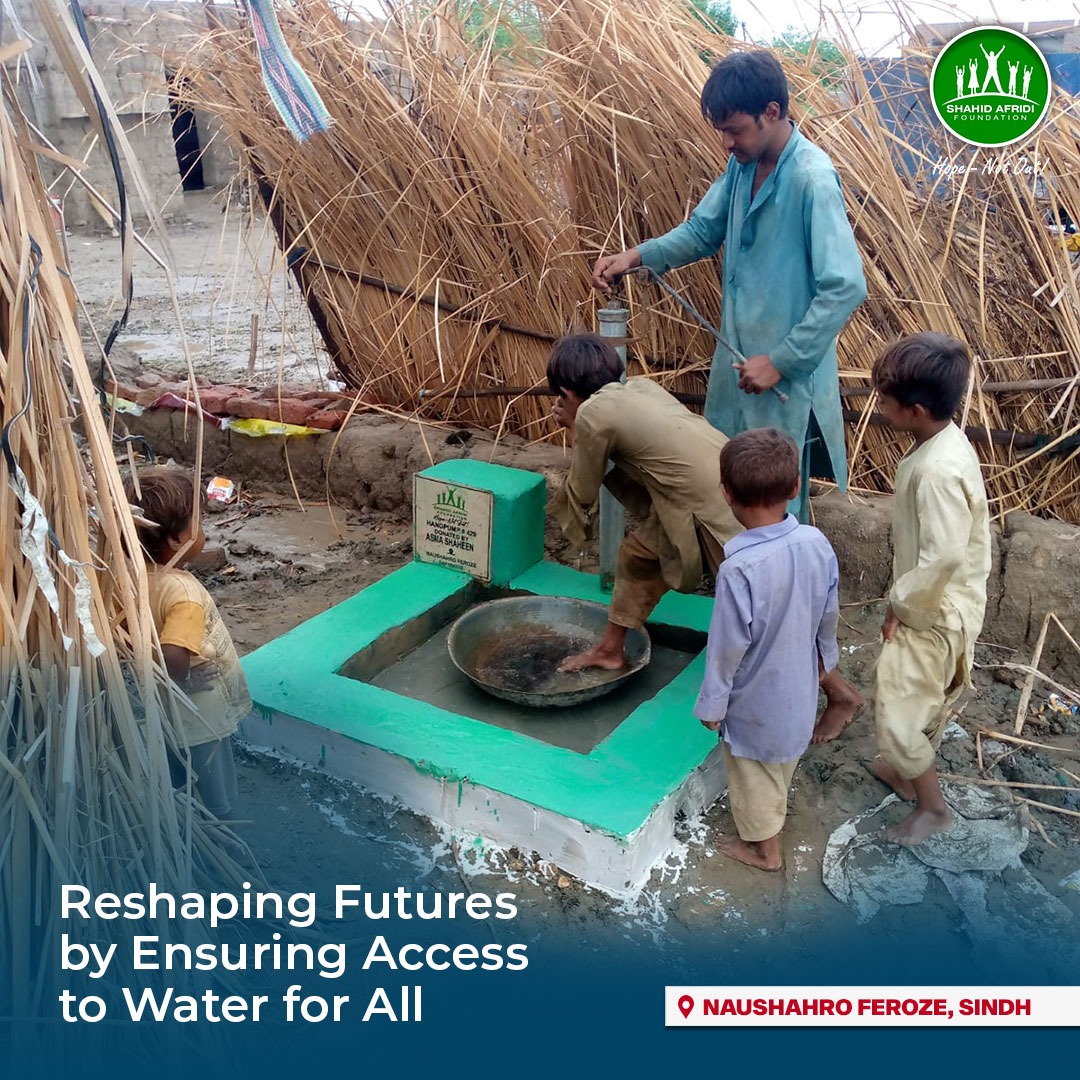 SAFoundationN's tweet photo. Thank you #SAFAustralia for advancing our collective mission of #HopeNotOut. Four hand pumps were installed in Naushahro Feroze, providing access to water for over 80 households. The goal of #SAFwater initiatives is to uplift lives by ensuring access to essential water resources, empowering individuals to think beyond its scarcity.