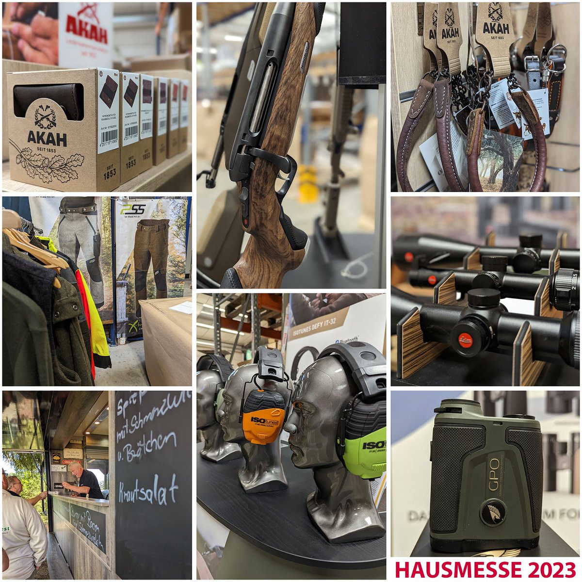AKAHde's tweet photo. Am vergangenen Wochenende durften wir zahlreiche Kunden auf unserer Jubiläums-#Hausmesse in Gummersbach begrüßen! Wir bedanken uns für Ihren Besuch und freuen uns aufs nächste Jahr! #Handel #Großhandel #Jagdfachhandel #Einzelhandel #Jagd #Jäger #AKAH https://t.co/ASjbgsDara