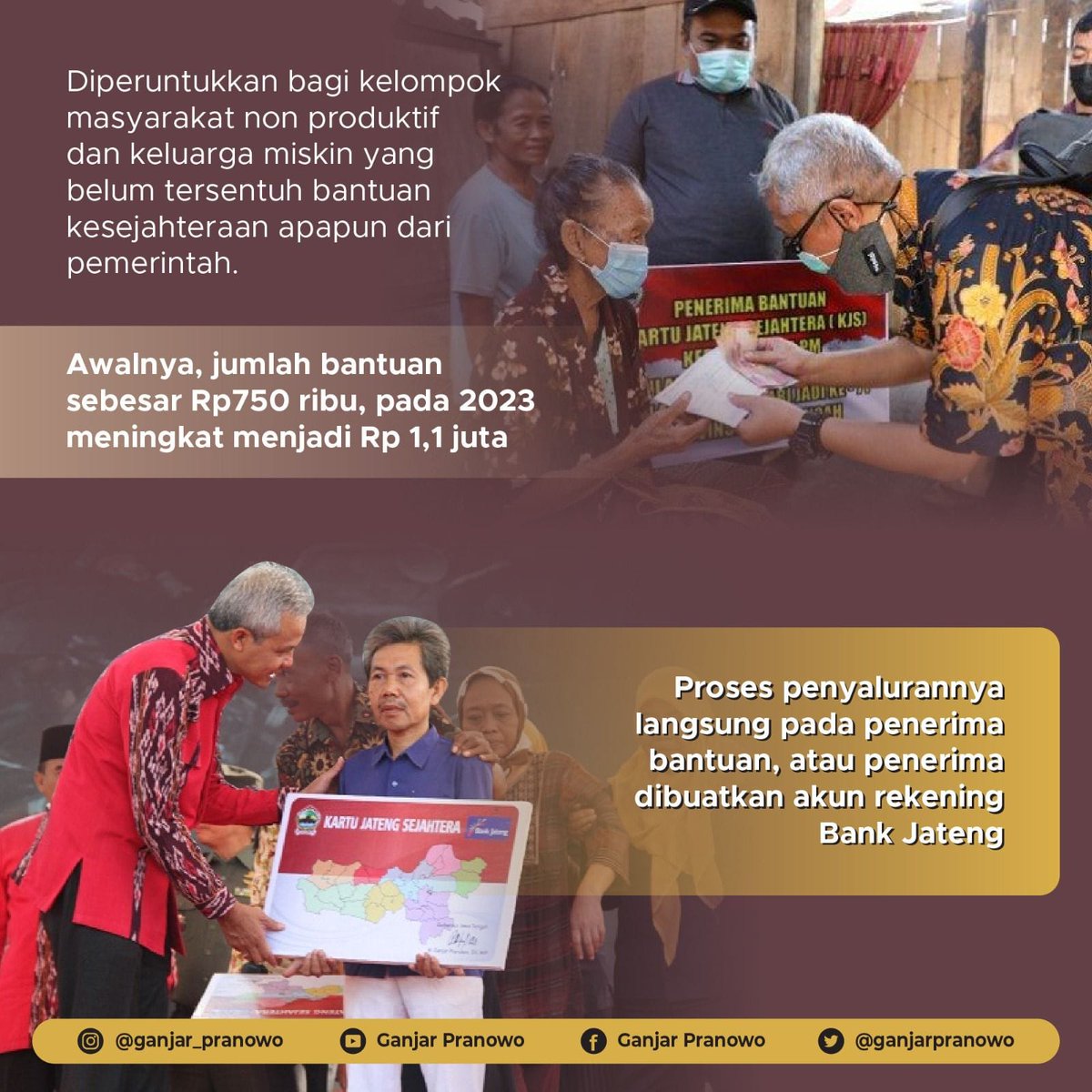 risviopratama's tweet image. Terimakasih pak ganjar sudah membantu kami 
#Sosok Ganjar Pranowo
#JatengSelaluDihati