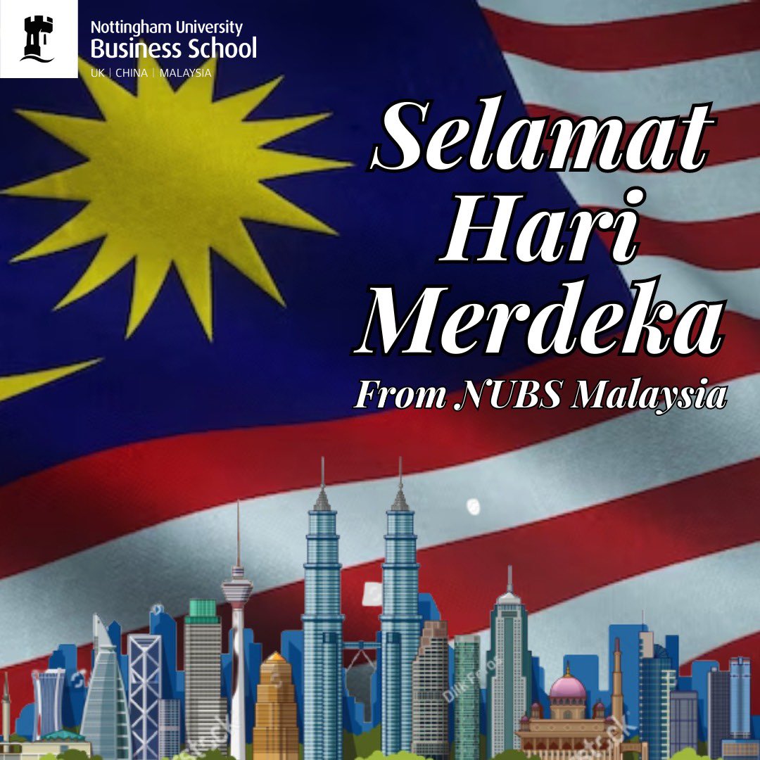 Happy Independence Day from NUBS Malaysia 💛💙❤️🤍Let's honour our journey with unity and celebrate the freedom we cherish. May our future shine even brighter than our inspiring past 🇲🇾 Selamat Hari Merdeka!

#merdeka #malaysia #nubsmalaysia #uonm