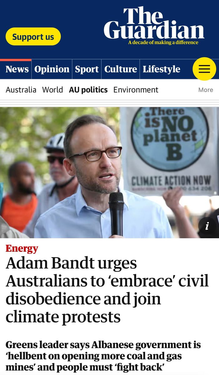 July was the hottest month on record, and now people are bracing for a deadly summer.

But Labor continues to approve new coal and gas &amp; Australia’s emissions have gone up, not down.

I hope to be at the coal port blockade in Newcastle in November with <a href="/RisingTideAus/">RisingTideAustralia</a>. Join us.