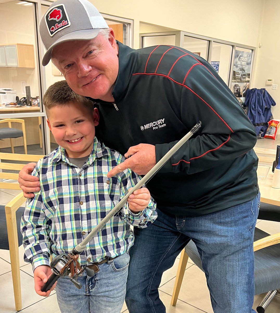 I’ve met some some great people and seen some cool things in my travels. Like this little fella who made a fishing rod out of a toy sword. Worked great with his @Lews_Fishing reel taped to it! #teamlews