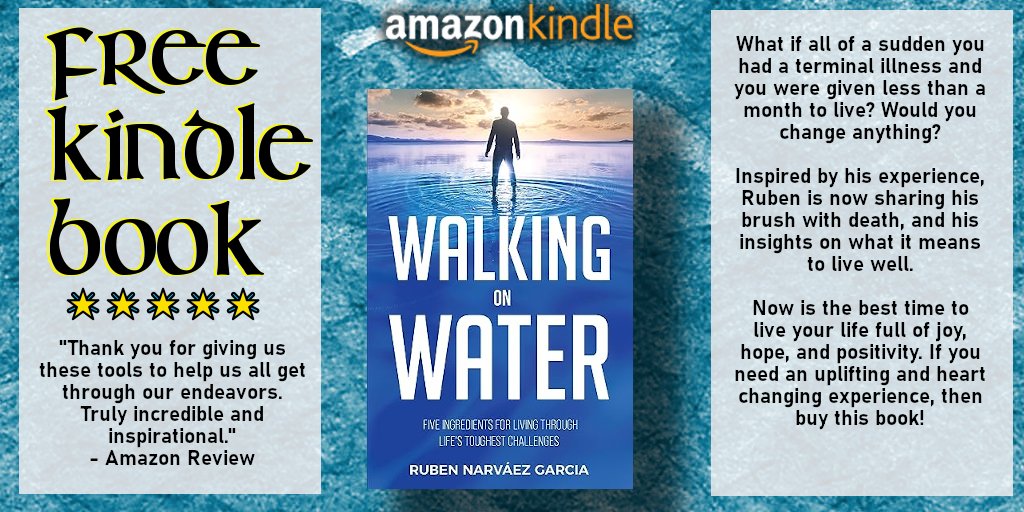 🌟🌟🌟🌟🌟 'This book is amazing and very impactful.' - #Amazon Reviewer

#FREEBIE #KINDLE #eBOOK
🌟🌟🌟🌟🌟
Walking On Water: Five Ingredients for Living Through Life's Toughest Challenges 
by Ruben Narváez Garcia amzn.to/47T5N1q

#AmReading #FreebieBooks
@BSPBooks
