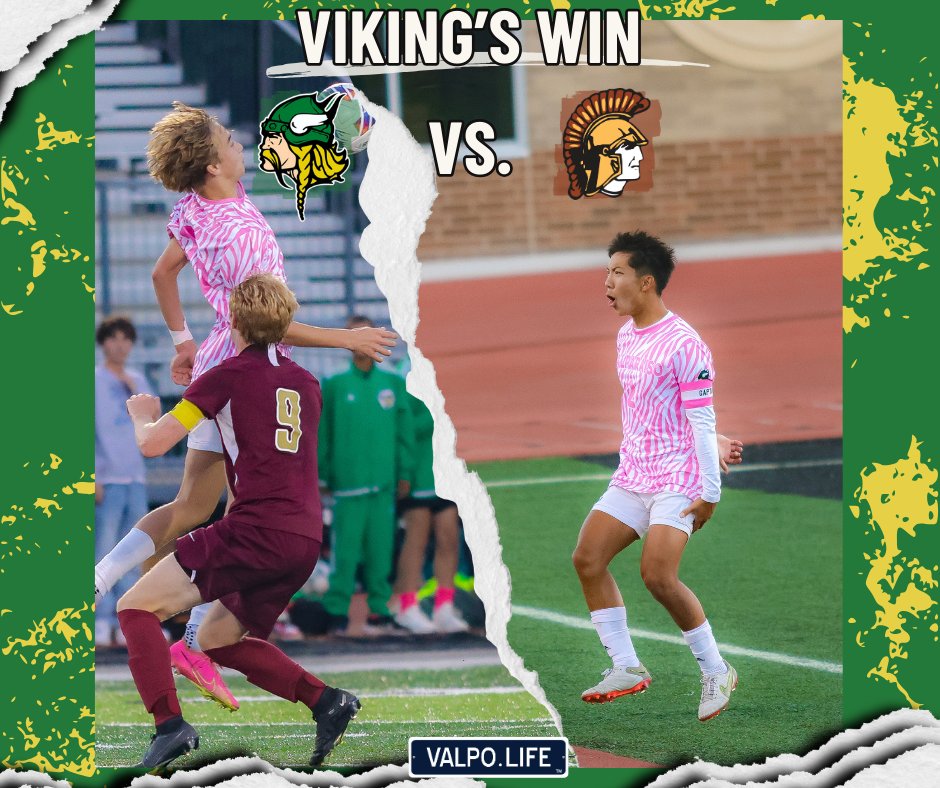 Valpo.Life (@valpolife) on Twitter photo 🟢 For the first time in 10 years the Valparaiso Vikings beat the Chesterton Trojans in today's soccer match 4 - 0. Viking Pride! 🟢
<a href="/ValpoHS411/">Viking Info</a> | <a href="/AthleticsValpo/">Valparaiso Athletics</a> | <a href="/VikingNationVHS/">Viking Nation</a> | <a href="/ValpoHS_Soccer/">VHS Soccer</a>
Check out the rest of the photos ➡️ valpo.life/photo/boys-soc… 🟢 For the first time in 10 years the Valparaiso Vikings beat the Chesterton Trojans in today's soccer match 4 - 0. Viking Pride! 🟢
<a href="/ValpoHS411/">Viking Info</a> | <a href="/AthleticsValpo/">Valparaiso Athletics</a> | <a href="/VikingNationVHS/">Viking Nation</a> | <a href="/ValpoHS_Soccer/">VHS Soccer</a>
Check out the rest of the photos ➡️ valpo.life/photo/boys-soc…