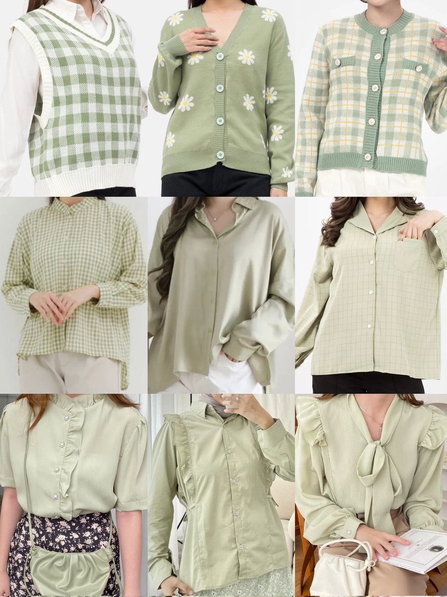 KoleksiBrngCewe's tweet image. 🍀Rekomendasi Sage Green Outfit🍀

🐰 A Thread 🐰