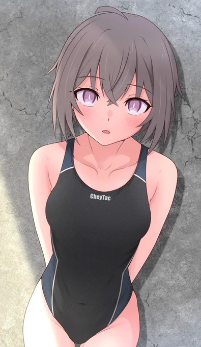 これは夏休みにプールデートにきたらあまりに可愛かったため周りに見られたくなくて思わず物陰に連れ込んだところ「せんぱい?」とこちらを見上げてくる後輩M200ちゃんです(再掲) 