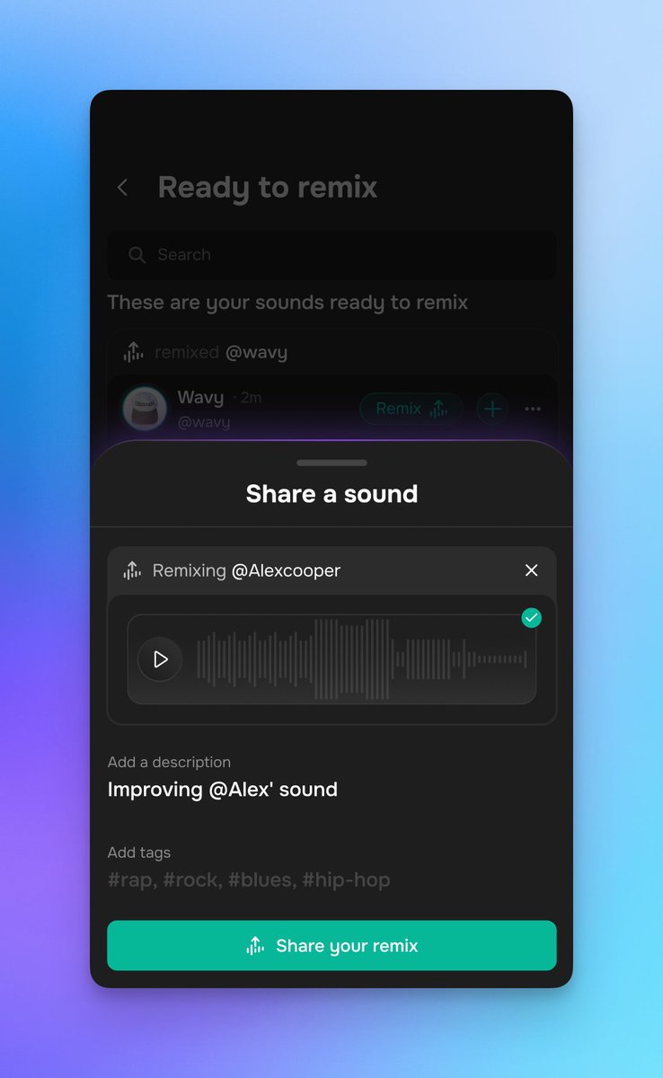robertoagreda__'s tweet photo. Stemstr's share a sound iteration 2
#nostr #stemstr #music #musicproducer #Bitcoin https://t.co/NzAXV18pJi