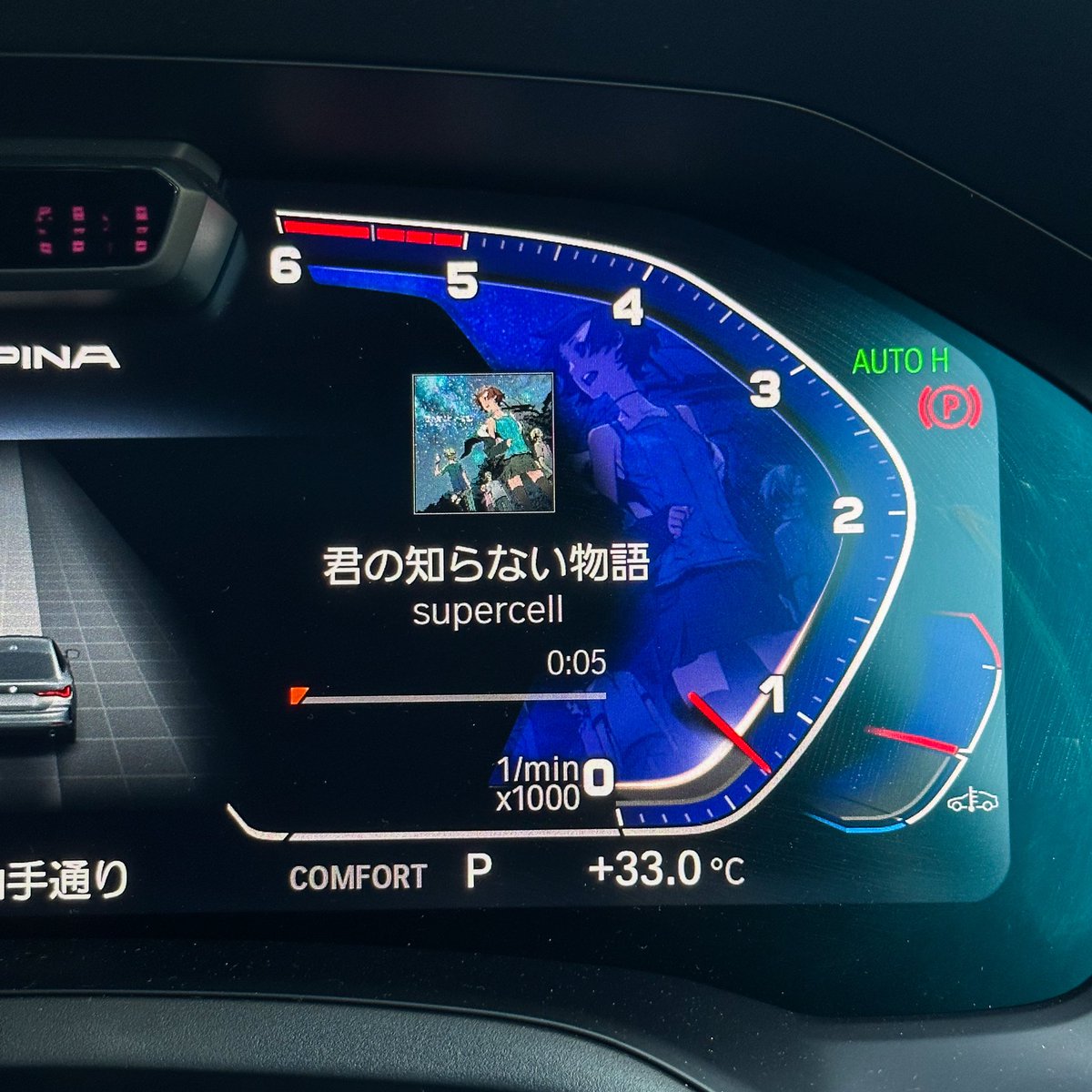 circle_myria's tweet photo. BMWのタコメーターアートワーク表示システム、オタクと相性抜群なのでもっと評価されていい( https://t.co/YkzkJ646RF