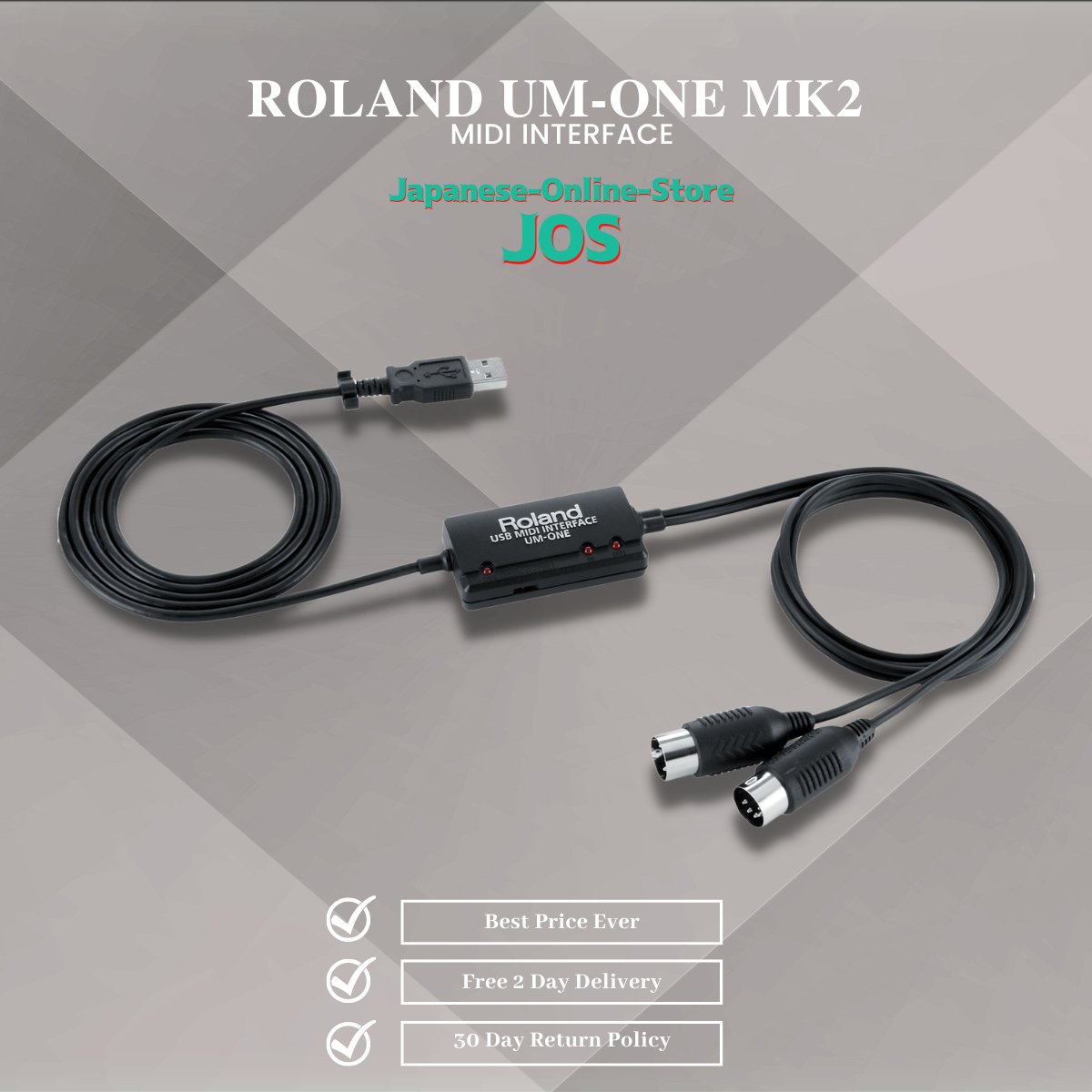 JOS_Infostation's tweet image. The UM-ONE mk2 is a super-compact, low-cost, and simple-to-use camera. Data indicators for both MIDI input and output.

📌 From $52.99 to $49.99 ONLY!
📌5% DISCOUNT | Save $3.00

𝐆𝐄𝐓 𝐈𝐓 𝐇𝐄𝐑𝐄: bit.ly/3l0B7aB

#rolandumonemk2 #umonemk2midiinterface #midiinterface