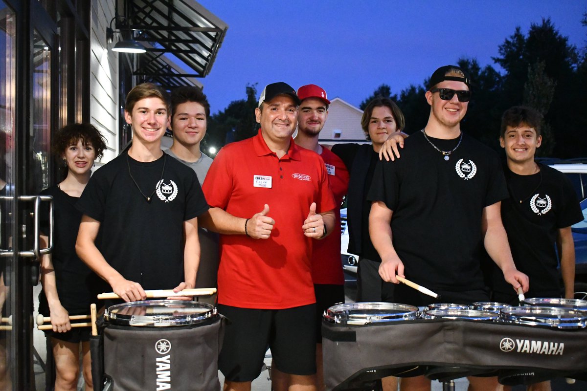 The perfect evening for a spirit night at Bruster's Ice Cream in Haymarket. Many thanks to all who came to support the Marching Bobcats and a special thank you to the Bruster's team! #community #brustersicecream