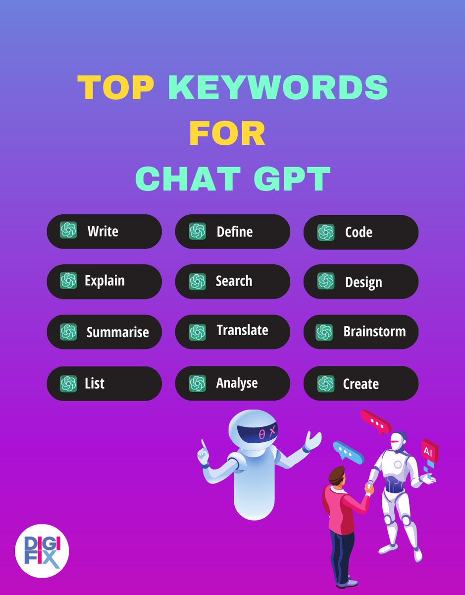 digifixaus's tweet photo. #ChatGPT #keywords #artificialintelligence #machinelearning #NLP #generativemodels #conversationalAI #smartchatbots #languageandtechnology #DigitalAdvertising #OnlinePresence #graphicdesign #marketingdigital #digitalmarketer #DigitalSuccess https://t.co/wAYHk5x79Y