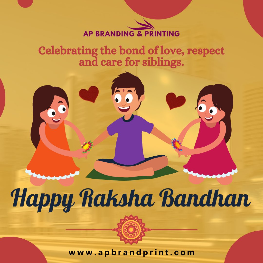 ApBrandprint's tweet photo. #APBrandPrint Wishes You and everyone,  A Celebration Of Love, Respect, And Care For Siblings Happy Raksha Bandhan. #brandingagency #printingagency #flaxboard #gsb #acrylic #clip #pen #notpad #tshirtdesign #cataloguedesign #brandingprintingcompanyindia #HappyRakshaBandhan https://t.co/gxJNWR1yd5