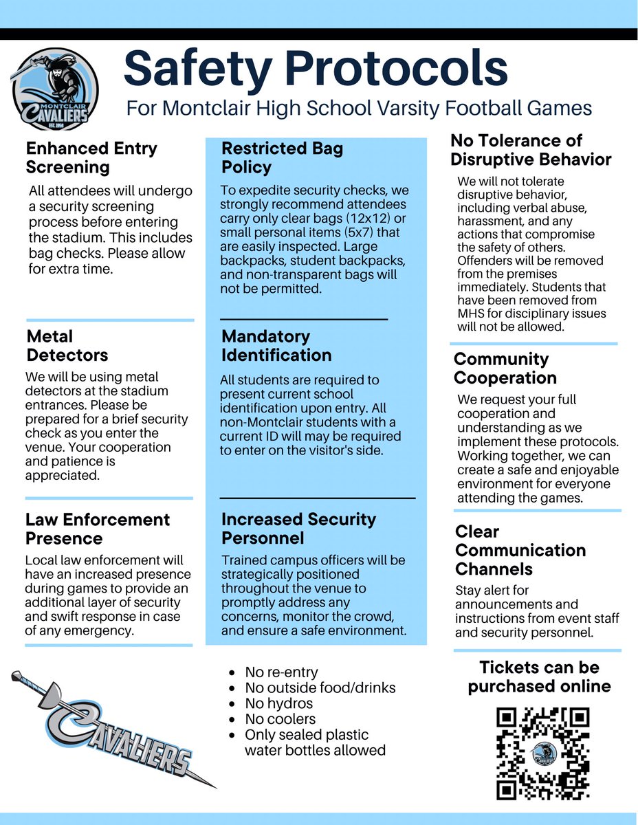 Thursday Night Lights! 7pm at Ben Baker Stadium. Let’s go Cavs! Bring your school spirit and let’s have a great night! <a href="/MontclairCavs/">Principal Gomez</a> <a href="/MHS_Instruction/">Dr. Lino Gomez</a> <a href="/monica_barberi/">CAV Achievement</a> @CAV_APSS <a href="/msgonzo/">Rene Gonzalez</a> <a href="/cavcrazies/">Montclair Athletics</a>