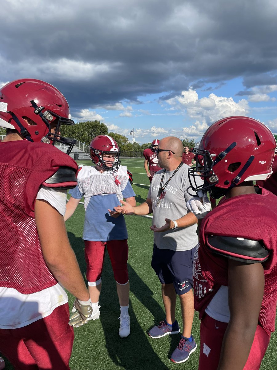 Rangers_FB's tweet photo. With After-School Practices on the way, The Rangers kickoff with Offensive Work. https://t.co/JKhiWpq1pl