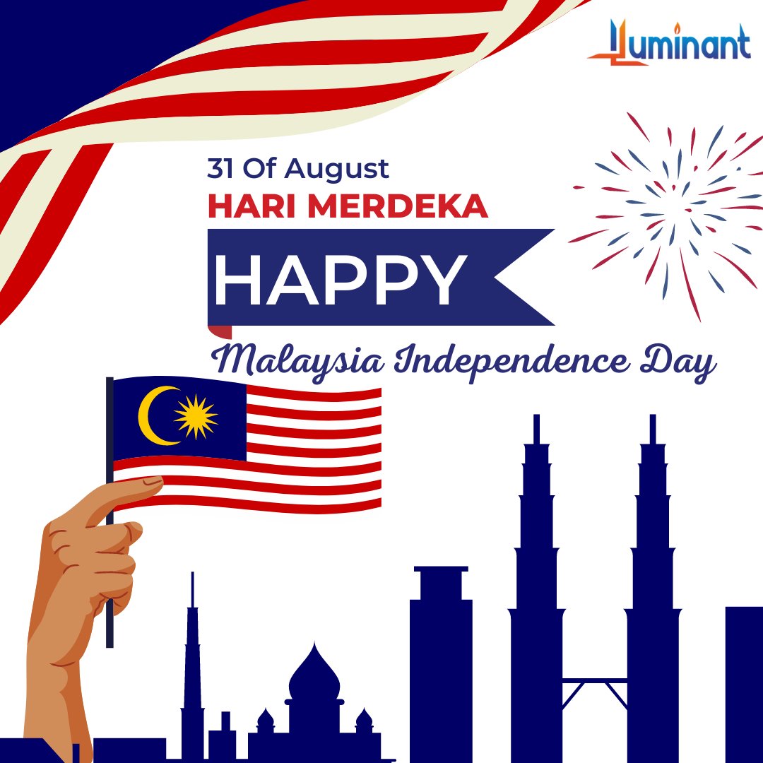 Warm wishes on Malaysian Independence Day to everyone.

#LuminantWorks #malaysiaindependenceday #merdekafever #merdeka #malaysia #independenceday #malaysiaprihatin #malaysiamerdeka #independentdeclaration #tanahtumpahnyadarahku #merdekadeclaration #31august