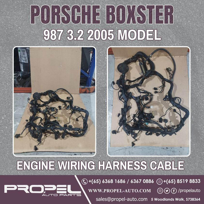 propelauto's tweet photo. Porsche Boxster 987 3.2 2005' Engine Wiring Harness #OnSale
Shop now at #PropelAuto #SG
#GenuineParts #PorscheBoxster #987Boxster #WiringHarness #SingaporeCar #ScrapCar #BoxsterWiring #EngineWire #SGCar #Porsche #Carparts #PorscheParts #Marketing #OnlineStore #Shopping #Now https://t.co/CG2iHQsOa8