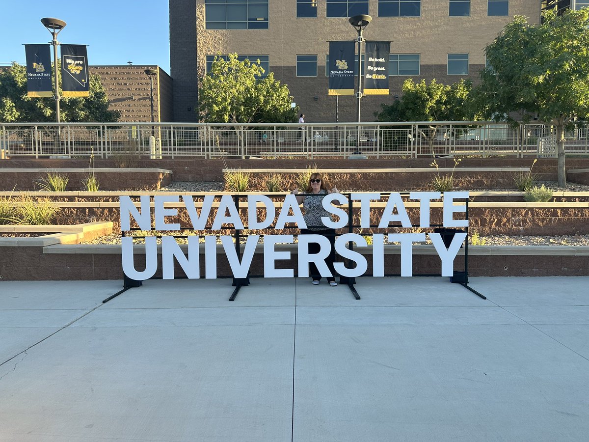 carr_8's tweet photo. Congratulations @NevadaStateU!! It was such a beautiful evening celebrating an incredible educational institution. 

Thank you to everyone who contributed to this event and assisted with the name change to Nevada State University. #NevadaStateU 🦂💛🖤
#NevadaStateAlumni https://t.co/FSMqM14zdQ